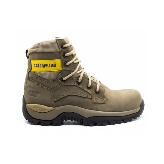 Bota Cat Beige Con Puntera